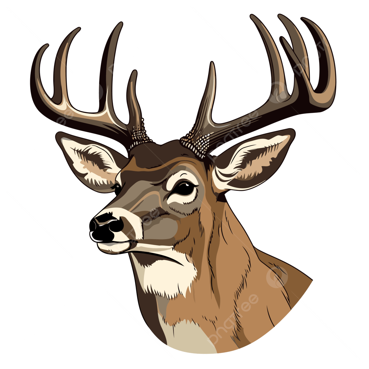 Whitetail deer logo